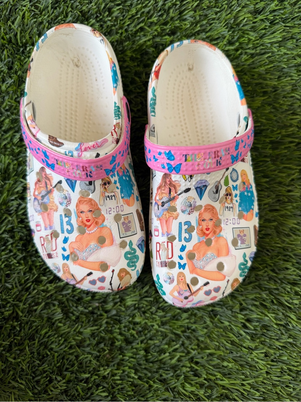 The Eras Tour Taylor Swift Music Clogs Shoes